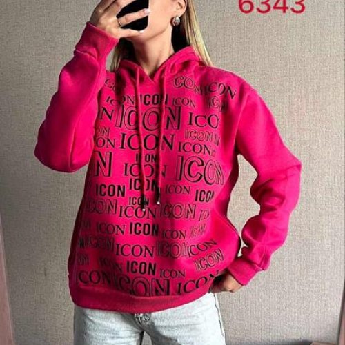 Худи FSN (42-50) 6343 crimson (зима) FSN 6343 crimson