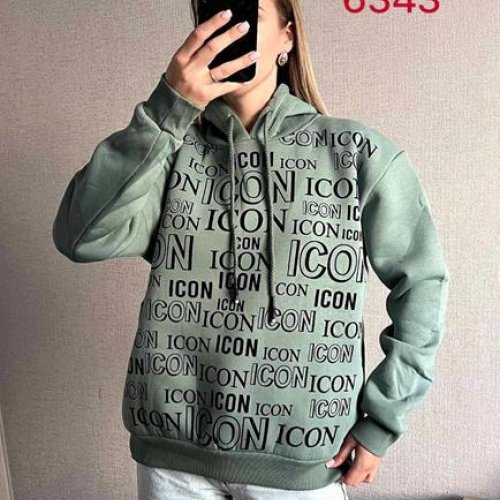 Худи FSN (42-50) 6343 mint (зима) FSN 6343 mint