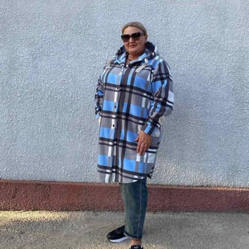 Рубашка Romeo life (50-60) 855-5 grey (зима) Romeo life 855-5 grey