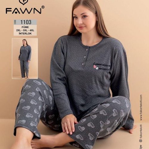 Пижама Romeo life (54-58) 1103 d.grey (деми) Romeo life 1103 d.grey