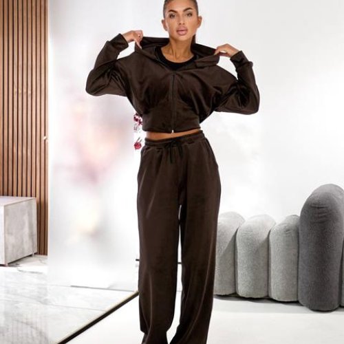 Костюм спорт Romeo life (40-50) 880 brown (деми) Romeo life 880 brown