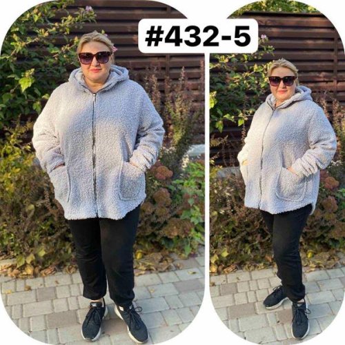 Куртка Romeo life (50-60) 432-5 grey (деми) Romeo life 432-5 grey