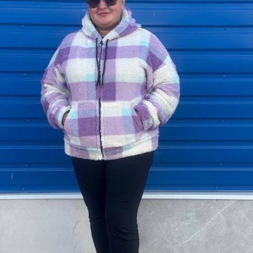 Куртка Romeo life (42-54) 48-4 lilac (деми) Romeo life 48-4 lilac