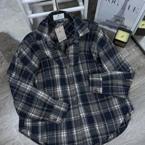 Рубашка Arina (42-52) 8075 navy (деми) Arina 8075 navy