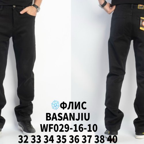 Джинсы God Baron (32-40) WF029-16-10 black (зима) God Baron WF029-16-10 black