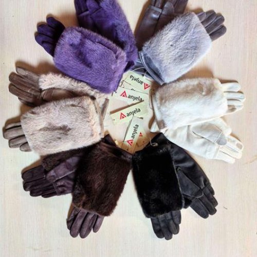 Перчатки Anjela (6.5-8.5) 2-91 mix (зима) Anjela 2-91 mix