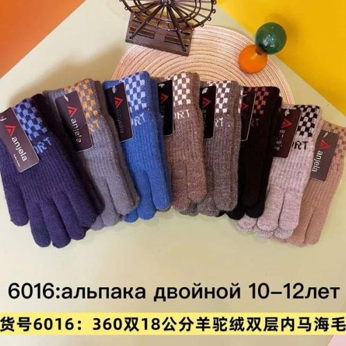 Перчатки Anjela (10-12) 6016 mix (зима) Anjela 6016 mix