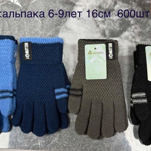 Перчатки Anjela (6-9) 6018 mix (зима) Anjela 6018 mix
