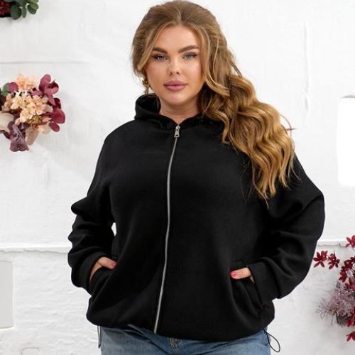 Кофта спорт BAT (50-60) 11-1 black (деми) BAT 11-1 black