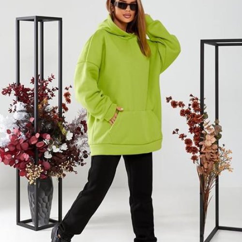 Худи BAT (one size) 17-1 l.green (зима) BAT 17-1 l.green