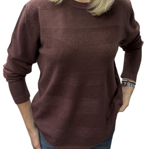 Свитер Elena&Vika (46-54) 25221-1 brown (деми) Elena&Vika 25221-1 brown