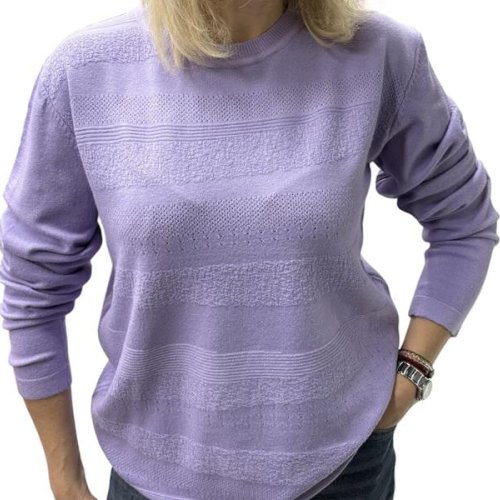 Свитер Elena&Vika (46-54) 25221-1 lilac (деми) Elena&Vika 25221-1 lilac