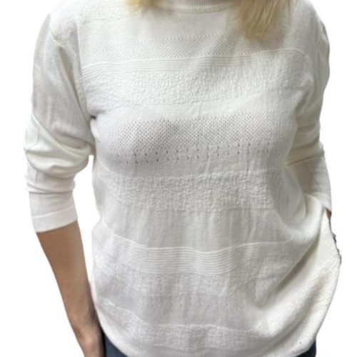 Свитер Elena&Vika (46-54) 25221-1 white (деми) Elena&Vika 25221-1 white