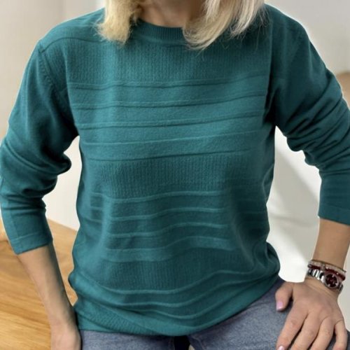 Свитер Elena&Vika (46-54) 25222 green (деми) Elena&Vika 25222 green