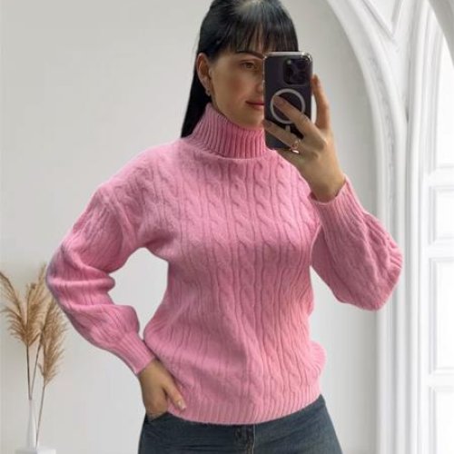 Свитер LeVisha (46-50) 24027 pink (зима) LeVisha 24027 pink