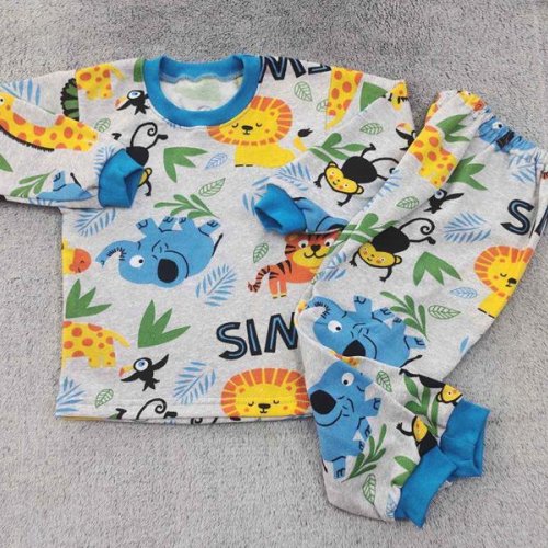 Пижама Boys&Girls (28-34) BG494 grey (зима) Boys&Girls BG494 grey