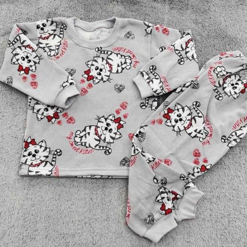 Пижама Boys&Girls (28-34) BG495 grey (зима) Boys&Girls BG495 grey