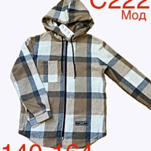 Рубашка Надийка (140-164) ND142-C222 beige (деми) Надийка ND142-C222 beige