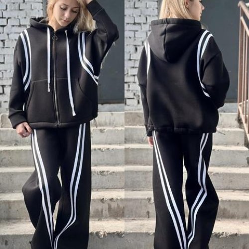 Костюм спорт Karolina (32-42) KR335 black (зима) Karolina KR335 black