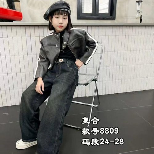 Джинсы SunnyTot (6-10) 8809 black (зима) SunnyTot 8809 black