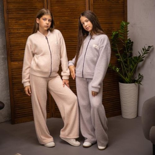 Костюм спорт SunnyTot (128-158) 1542 grey (зима) SunnyTot 1542 grey