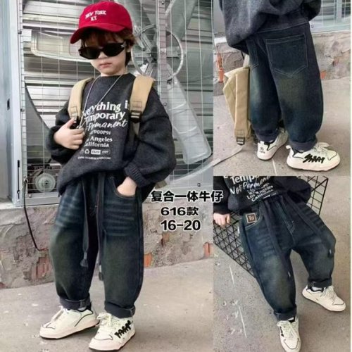 Джинсы SunnyTot (16-20) 616 blue (зима) SunnyTot 616 blue