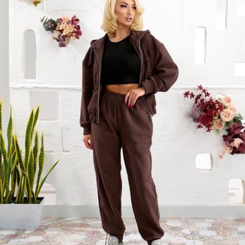 Костюм спорт Deliv (S-L) 811 brown (зима) Deliv 811 brown