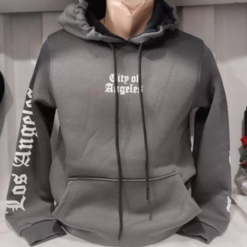 Худи Panda (S-2XL) 1417 grey (зима) Panda 1417 grey