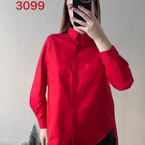 Рубашка FSN (S-XL) 3099 red (деми) FSN 3099 red
