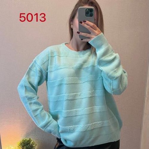 Свитер FSN (48-52) 5013-3 l.blue (зима) FSN 5013-3 l.blue