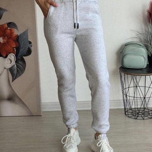 Штаны спорт FSN (42-48) 7446 grey (зима) FSN 7446 grey