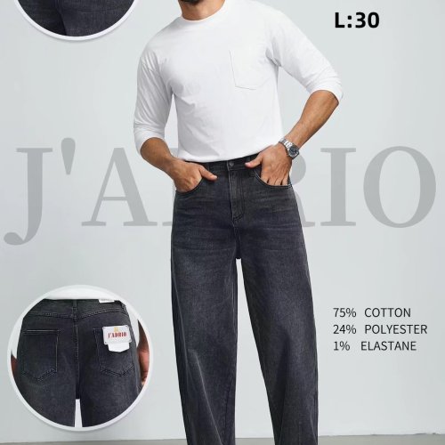 Джинсы God Baron (29-38) KT68-B black (деми) God Baron KT68-B black