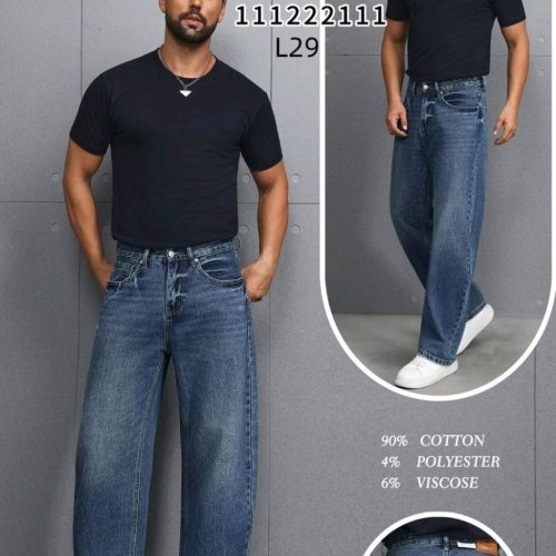 Джинсы God Baron (29-38) KH61-H blue (деми) God Baron KH61-H blue