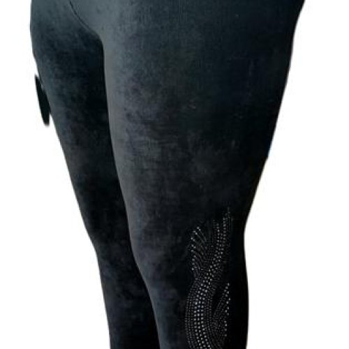 Лосины Acheal (3XL-6XL) A183 black (зима) Acheal A183 black