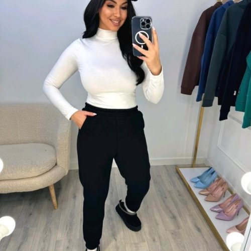 Штаны спорт Amok (XL-4XL) 80023 black (зима) Amok 80023 black