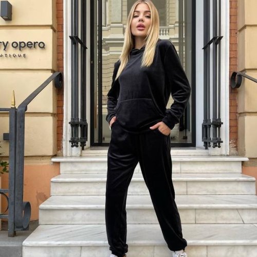 Костюм спорт Amok (S-XL) 3009 black (зима) Amok 3009 black