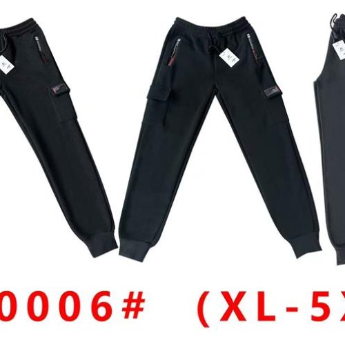 Штаны спорт Giang (XL-5XL) G39-AL0006 black (зима) Giang G39-AL0006 black