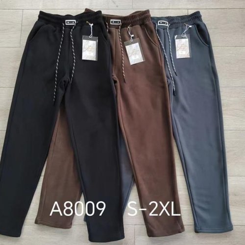 Штаны спорт Giang (S-2XL) G107-A8009 black (зима) Giang G107-A8009 black