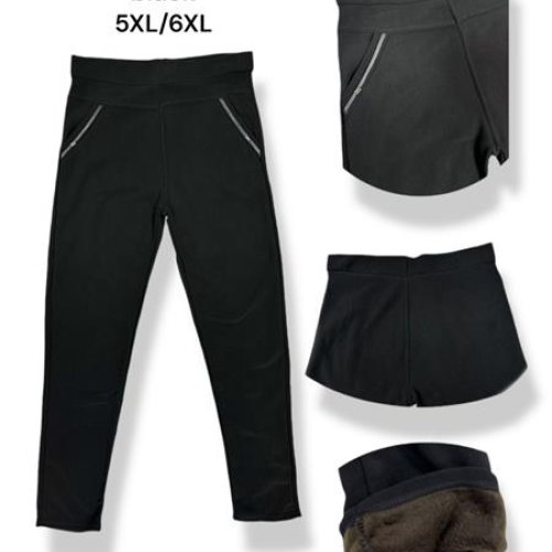 Лосины Giang (3XL-8XL) G123-8227 black (зима) Giang G123-8227 black