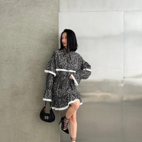 Платье Sofi Cor (46-48) 6024 black (деми) Sofi Cor 6024 black