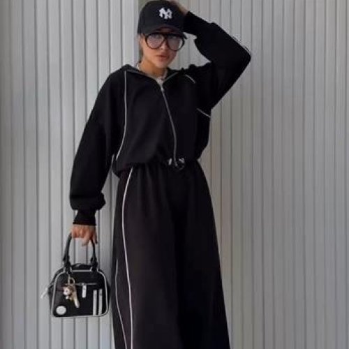 Костюм спорт Modnulya (42-46) 2127 black (зима) Modnulya 2127 black