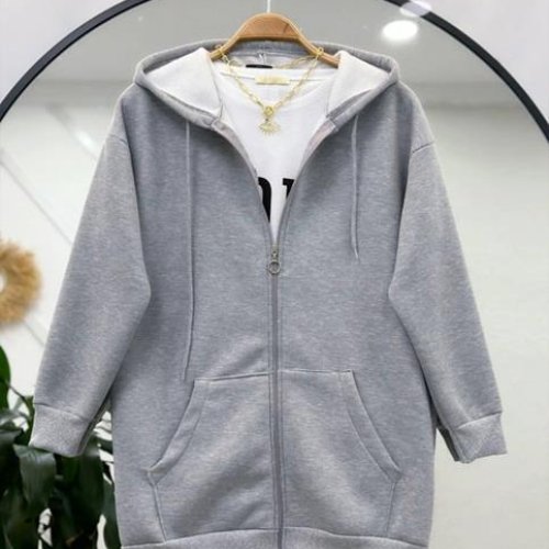 Кофта спорт Modnulya (42-48) 7050 grey (зима) Modnulya 7050 grey