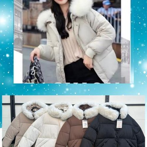 Куртка Dorimodes (M-2XL) K7888 beige (зима) Dorimodes K7888 beige