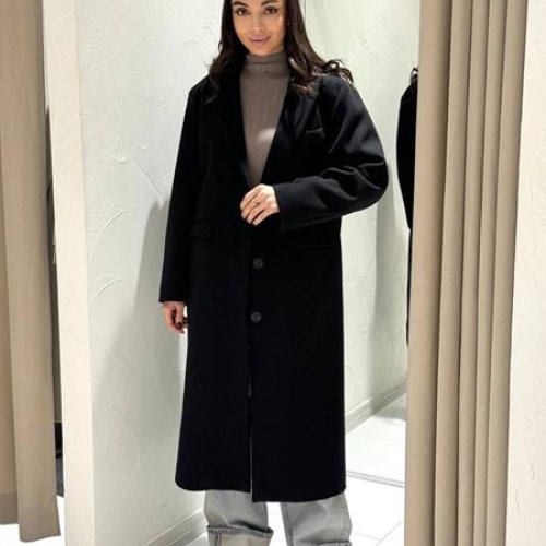 Пальто i8denim Women (S-L) TB116 black (деми) i8denim Women TB116 black