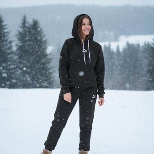 Костюм спорт Newe (S-XL) NW731 black (зима) Newe NW731 black