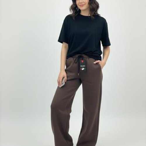 Штаны спорт Newe (S-L) NW732 brown (зима) Newe NW732 brown