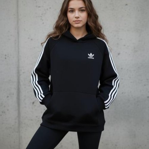 Худи Newe (one size) 104-0 black (зима) Newe 104-0 black