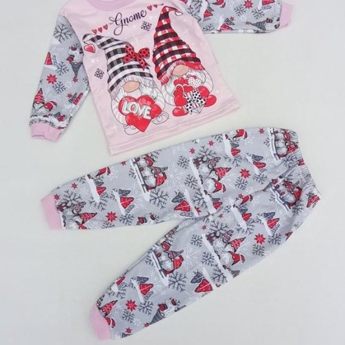 Пижама Baykush (28-36) B611 pink (зима) Baykush B611 pink