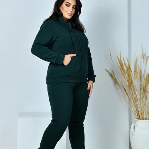 Костюм спорт Shon (52-58) S1456 green (зима) Shon S1456 green