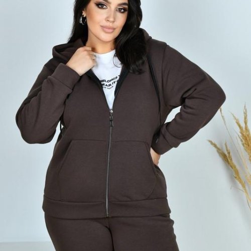 Костюм спорт Shon (52-58) S1457 brown (зима) Shon S1457 brown